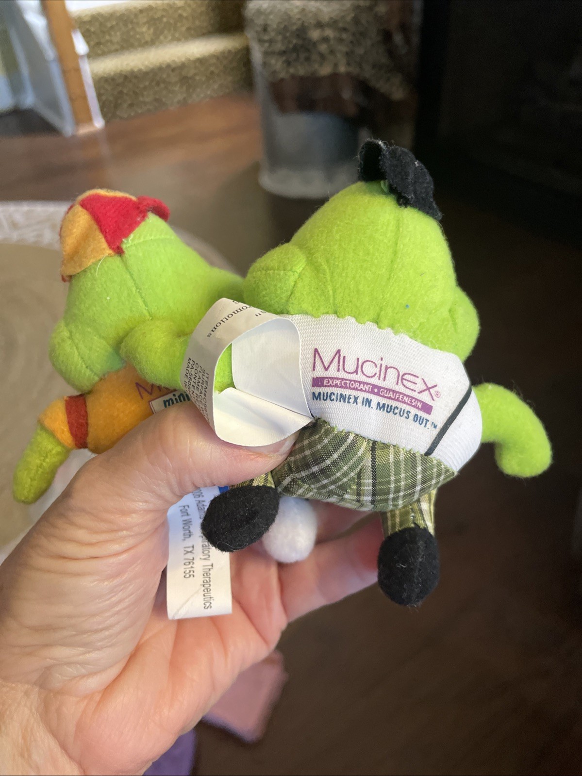 Mucinex Mr Mucas Mini Melts Green Toy Pharma Drug Rep Promo Ad Marketing Vtg Set