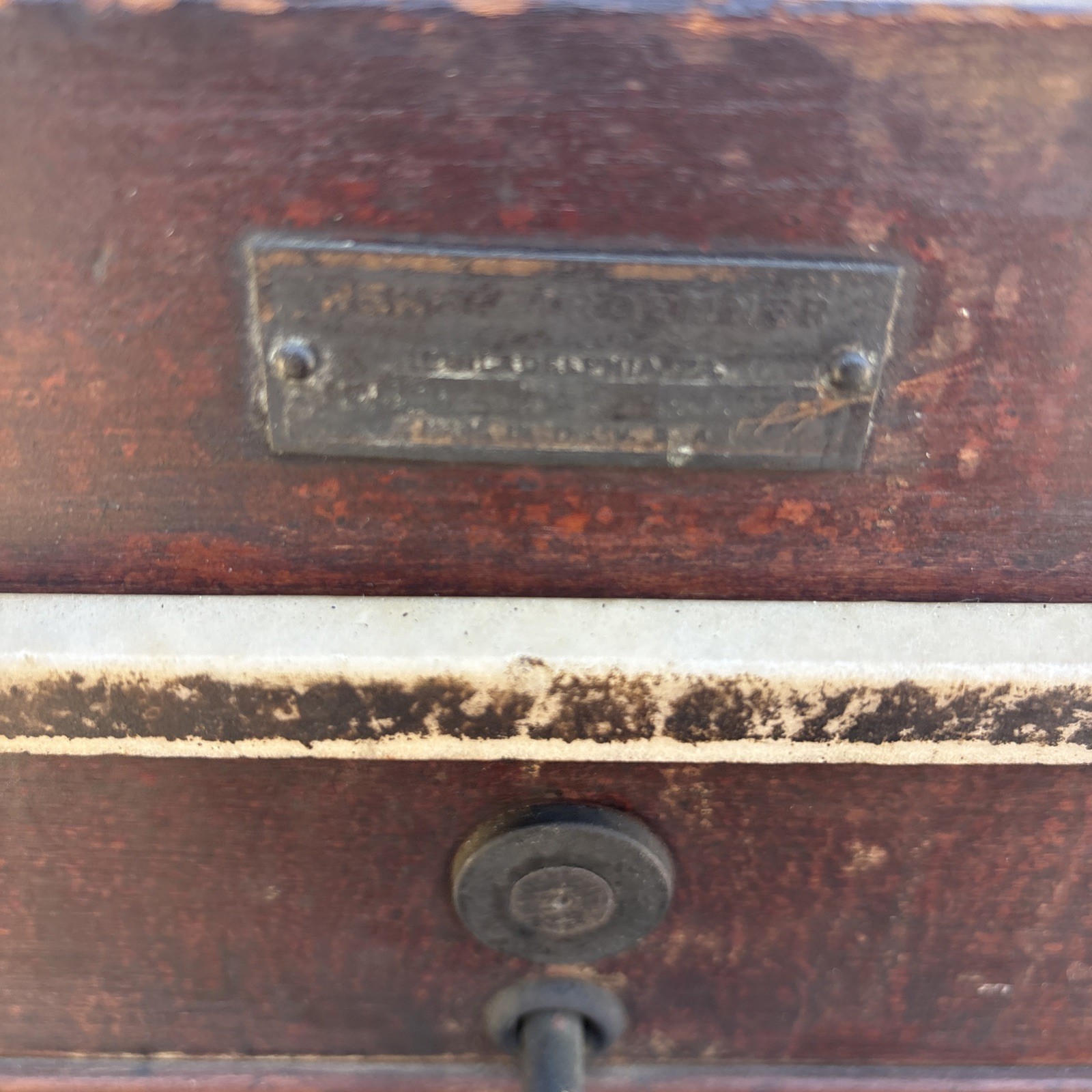 Antique Marble & Wood Apothecary Pharmacist Balance Gold Bouillon Scale Rustic