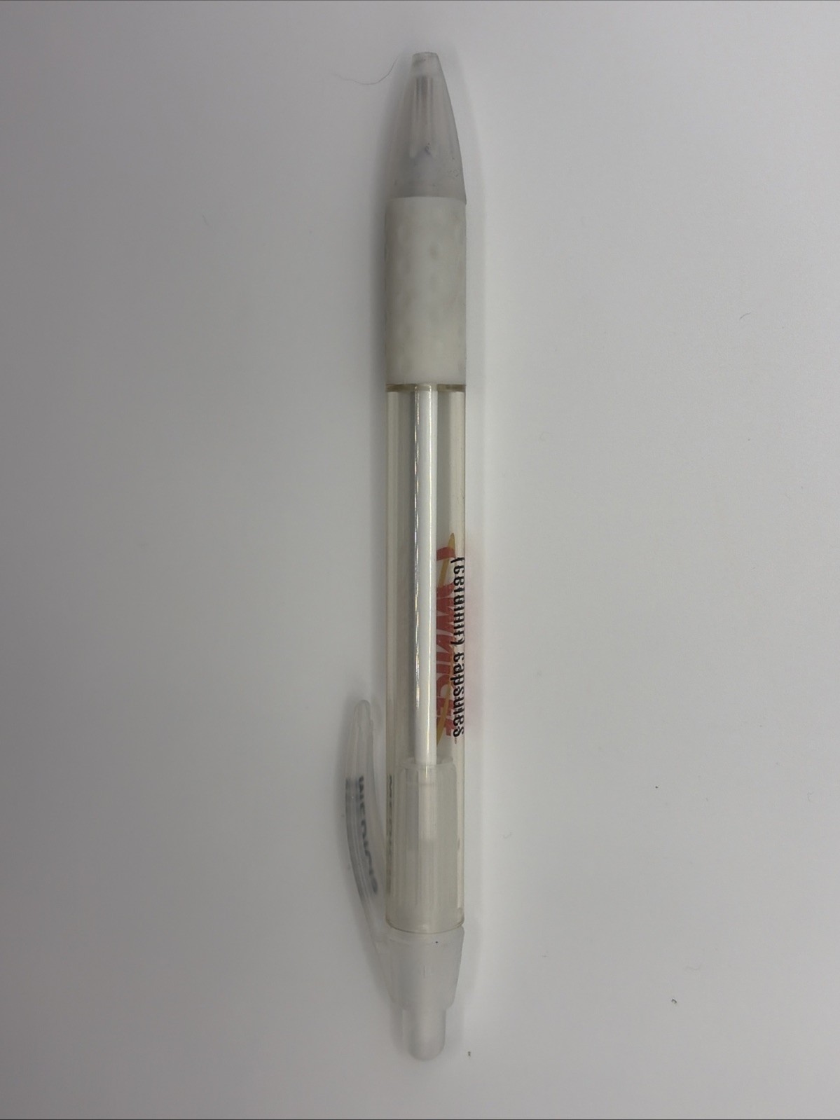 Omnicef Cefdinir Antibiotic Pharma Promo Pen Clear Black Red Tested & Working