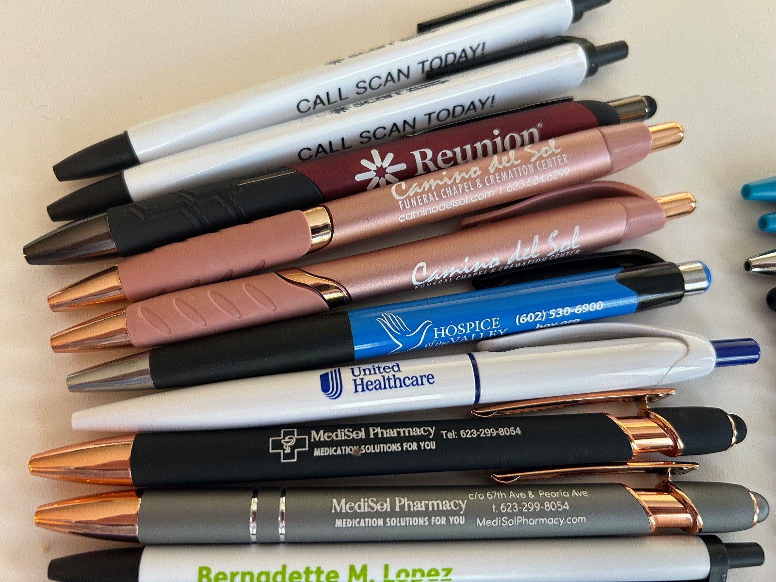 31 Lot Promo PENS Healthcare, Medical Services, Aging,Senior Living, Humana, UNH
