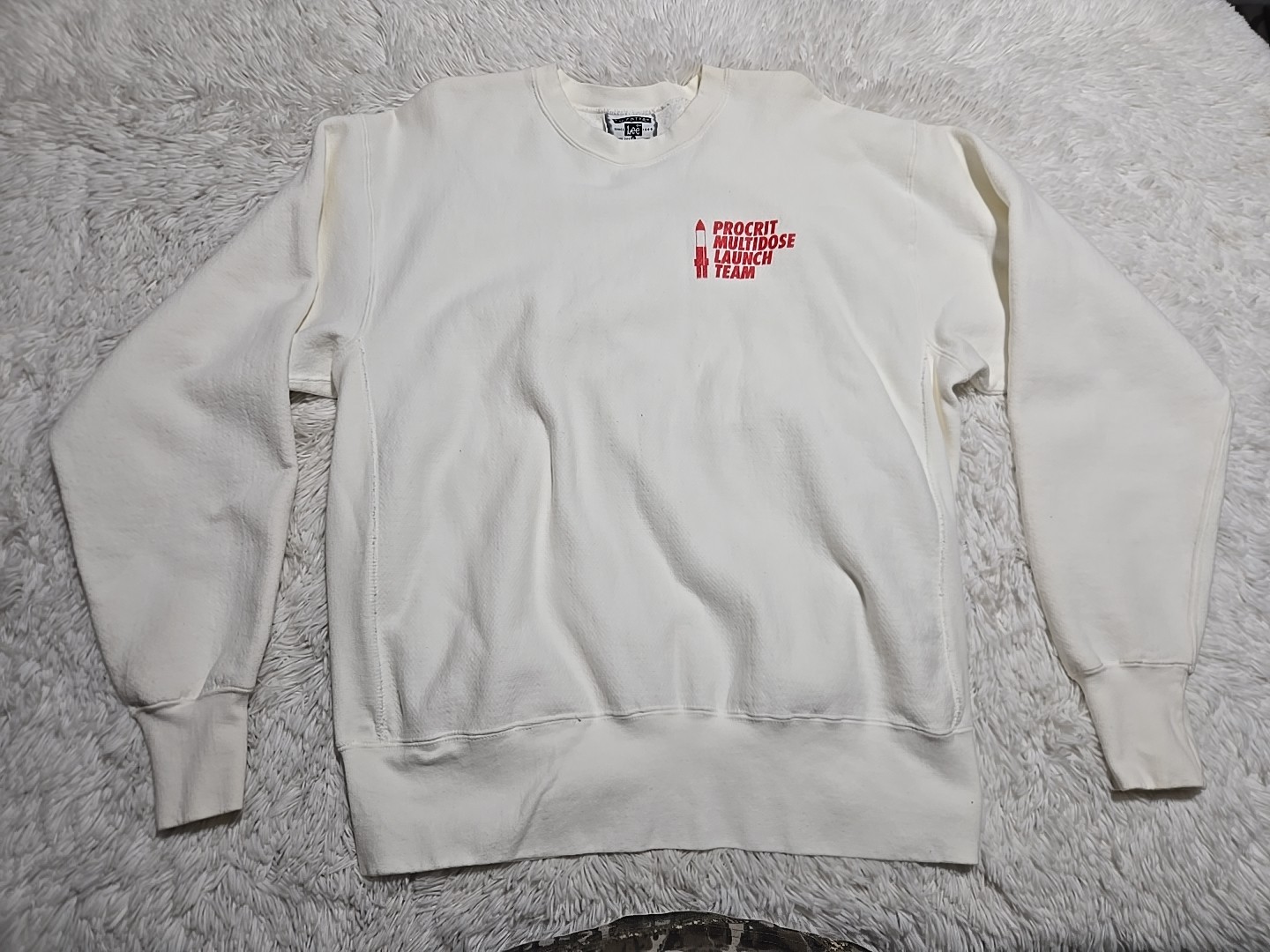 Vintage Lee PROCRIT Heavyweight XL Sweatshirt Pharmaceutical Multidose Team USA