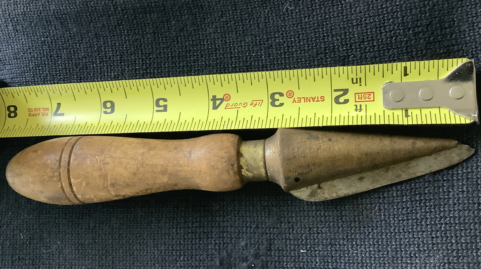 Vintage Apothecary Pharmaceutical Sharpening Tool Knife Brass Cone 7.5”