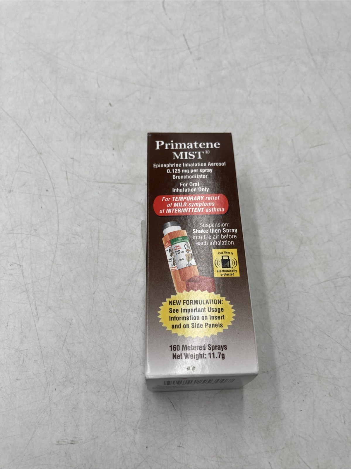 Primatene Mist Epinephrine Inhalation Aerosol 160 Sprays EXP 09/27