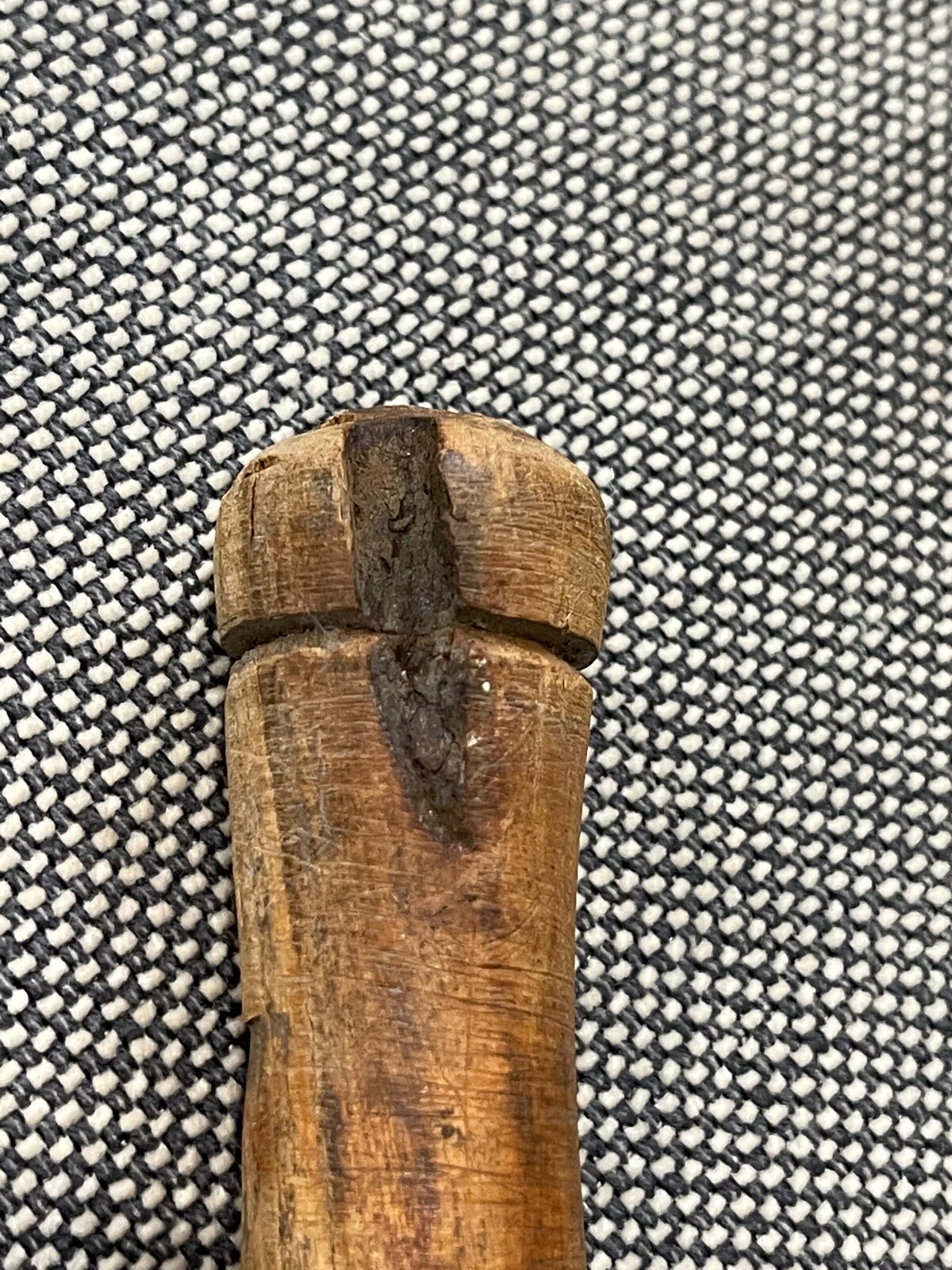 Possibly Vintage Small Wood Mortar & Pestle