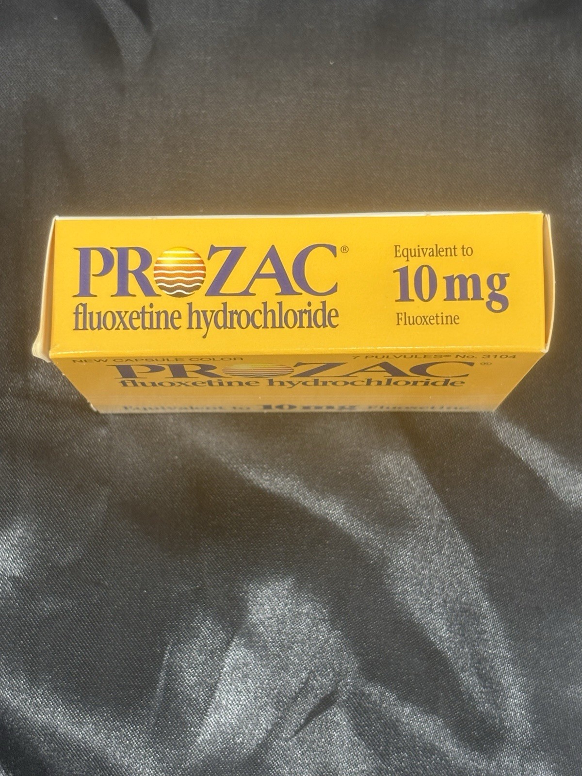 Prozac Pharmaceutical Advertising EMPTY Box Drug Rep Promo Vintage