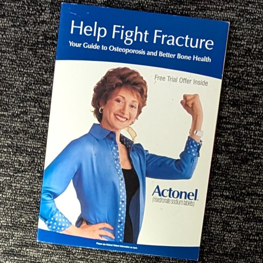 Medical Office Education Flyer Pharmaceutical Rep Advertising ACTONEL 2004