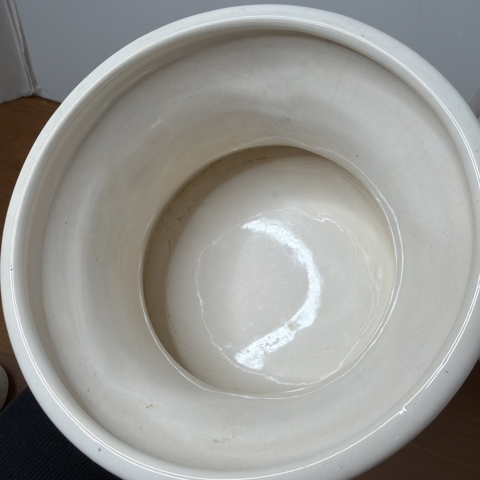 VINTAGE RX Pharmacy DISPLAY Large Mortar and Pestle White