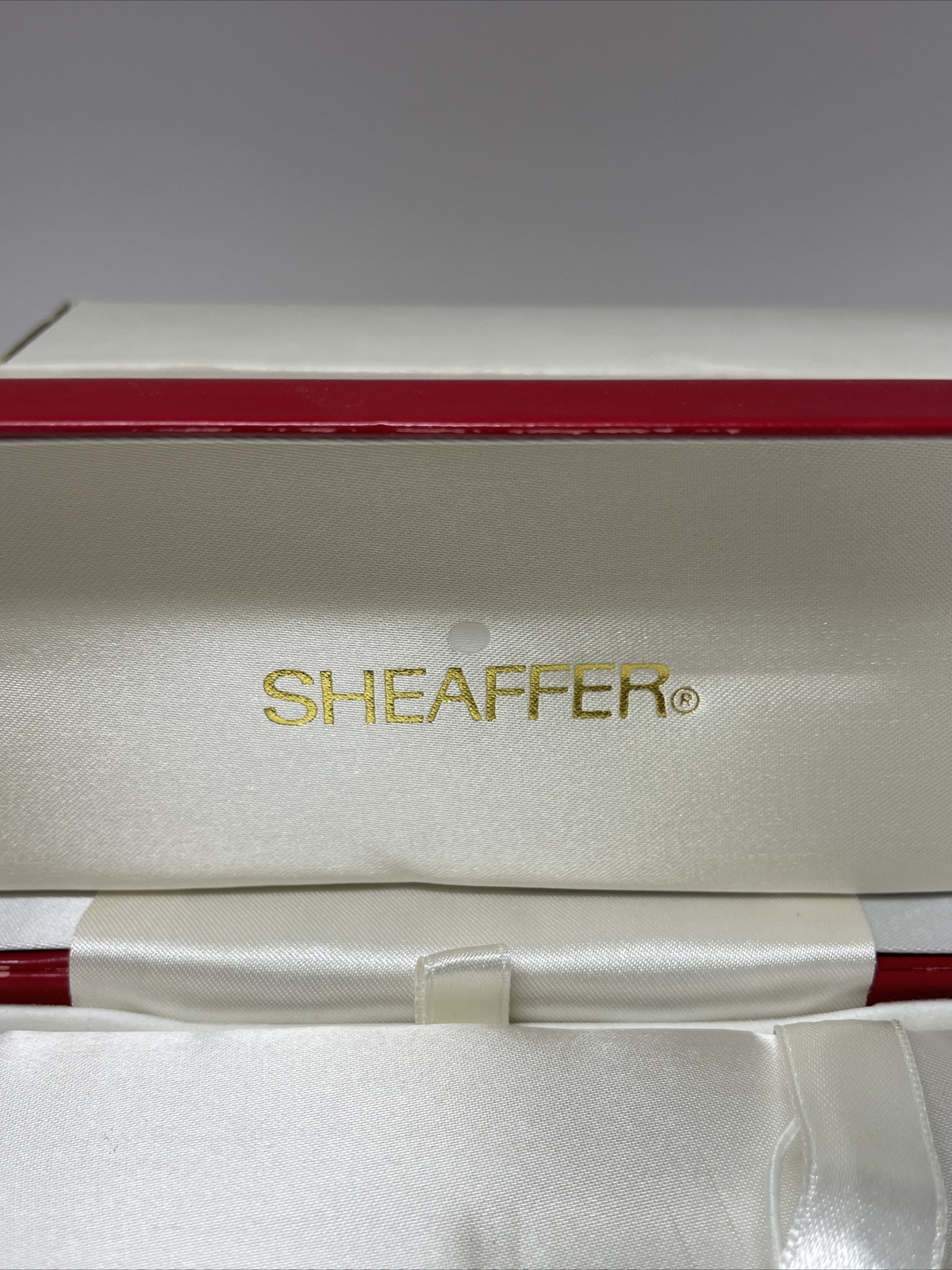 Sheaffer White Dot Ballpoint Pen w/Case BAXTER Pharmaceutical Drug Advertising
