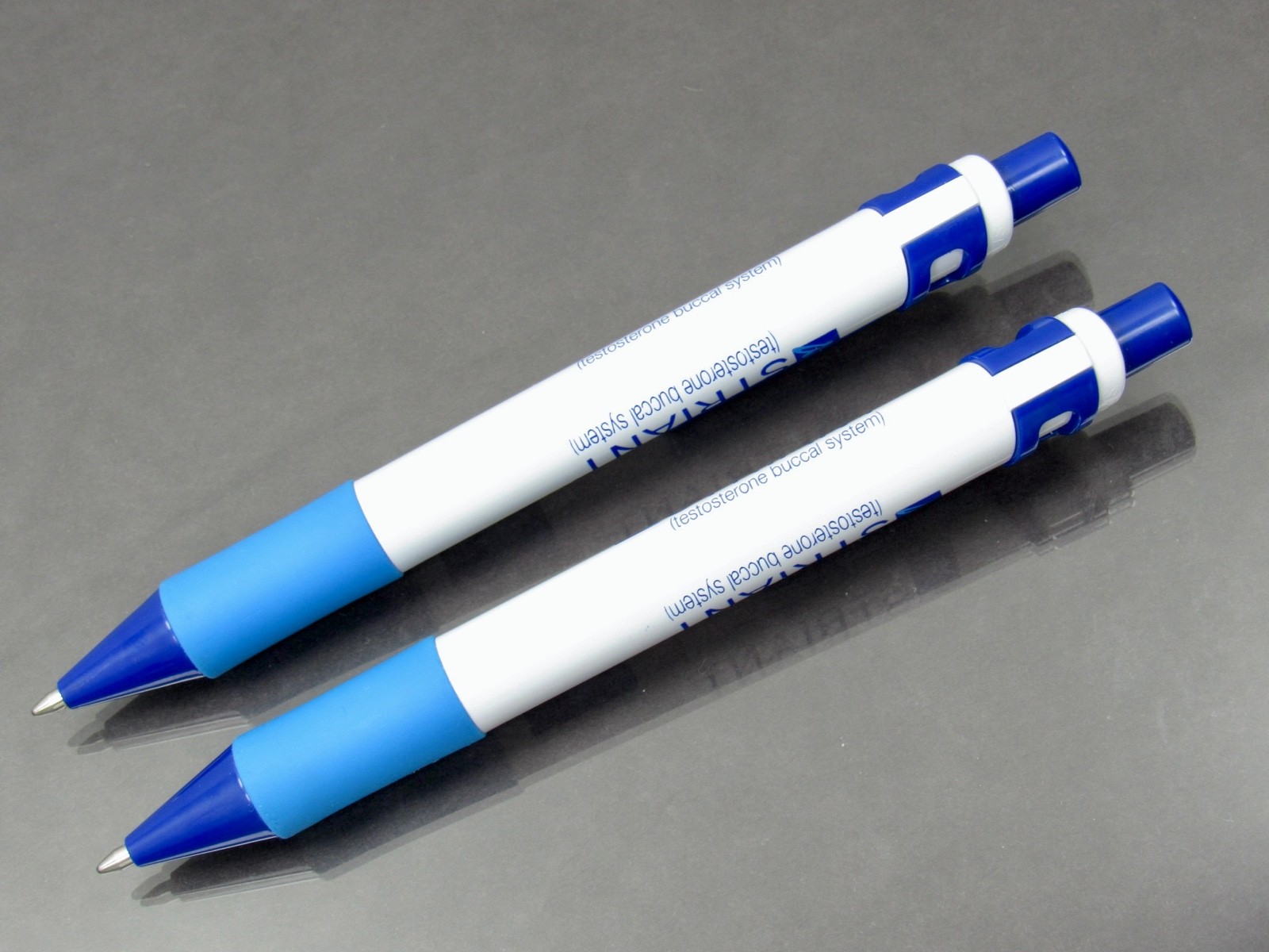 Striant Testosterone PENS Drug Rep Pharmaceutical Inoxcrom Spain Rare Lot of 2