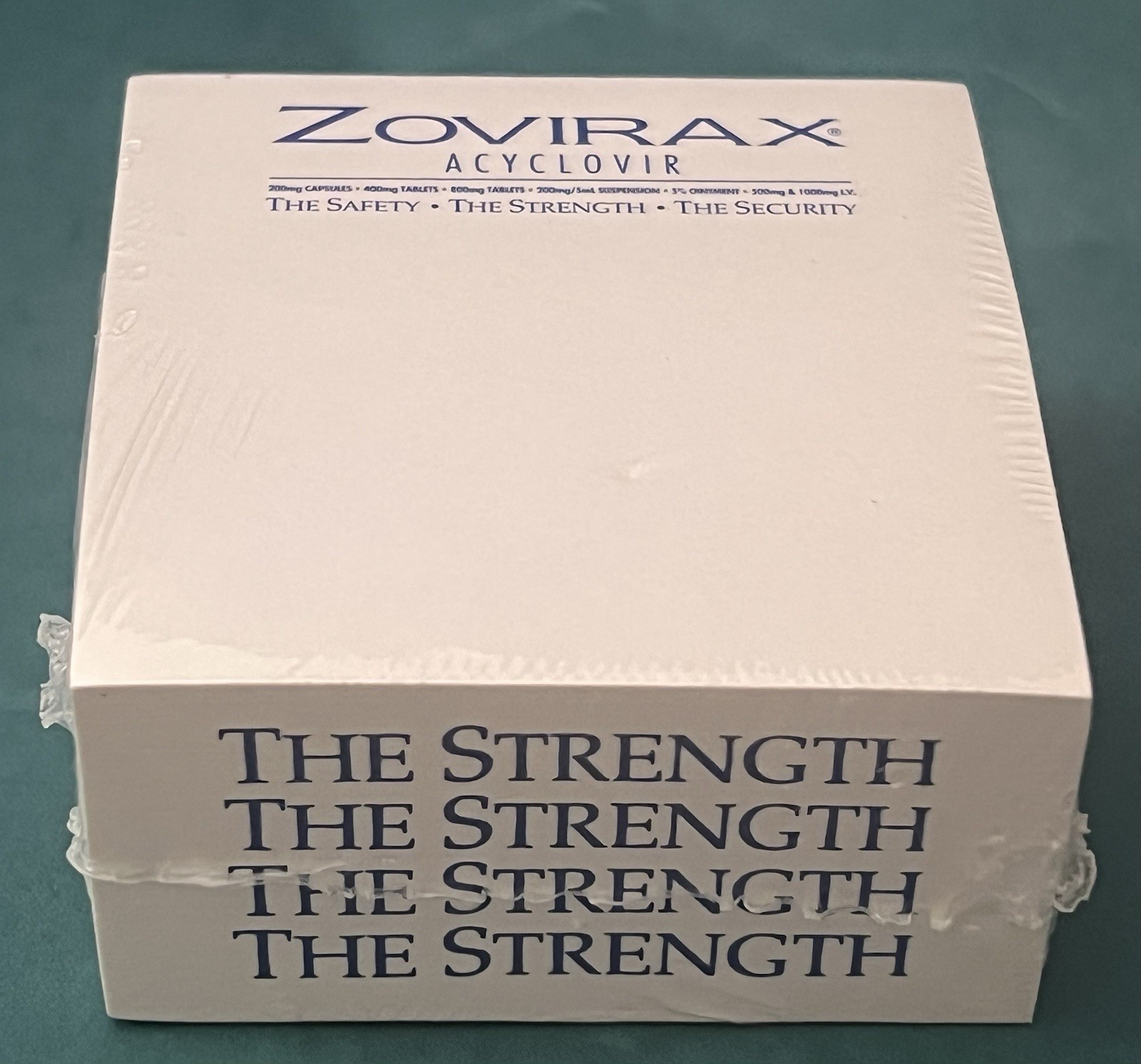 Zovirax Pharmaceutical Drug Rep Promo Post It Notes 2.75 inch Square