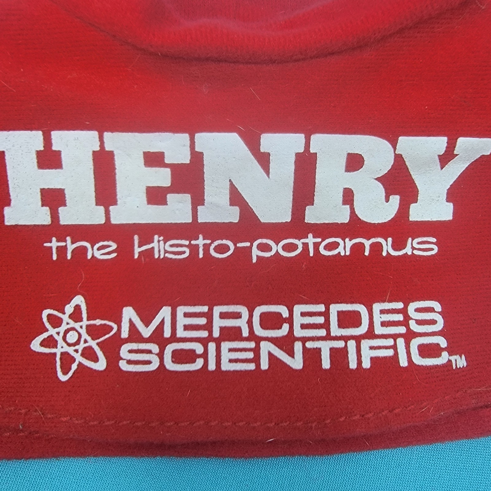 Mercedes Scientific Henry The Histo-Potomos Plush Pharmaceutical Shirt Only Red