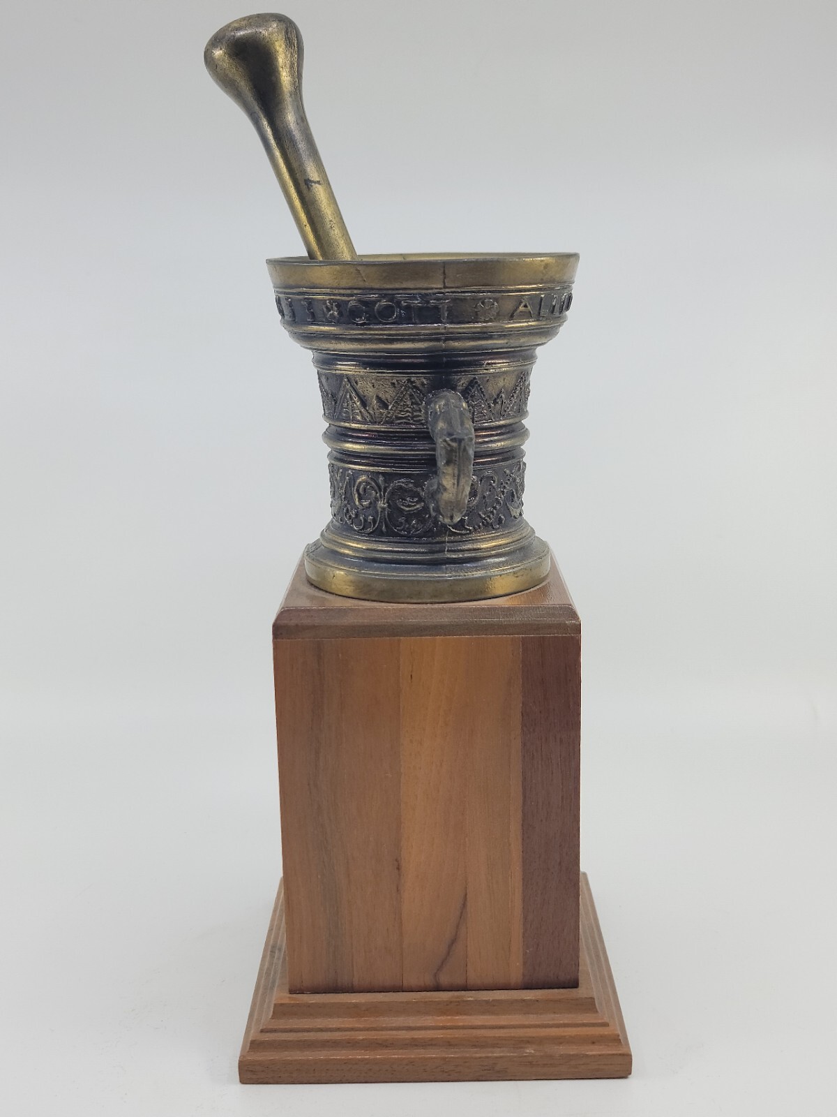 1958 Rexall Drug Outstanding Achievement Award Trophy Pharmaceutical Antique