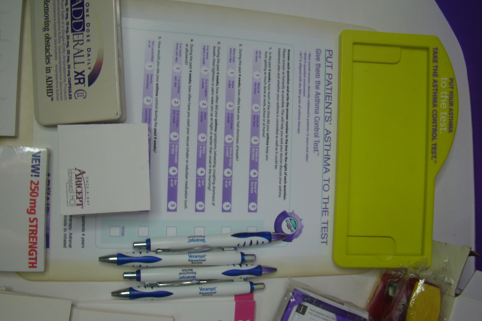 Misc Lot of Pharmaceutical items Drug Rep Stapler pens note pads Doctor sample