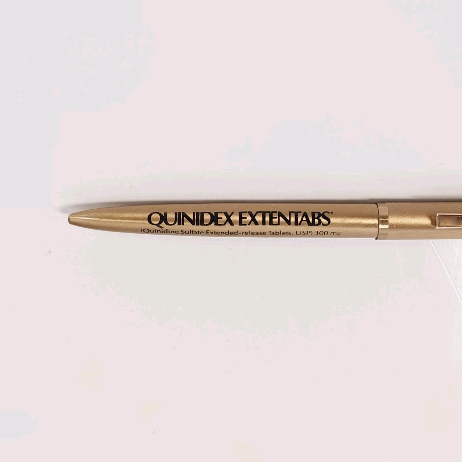 Vintage Pharmaceutical Drug Rep Pen “Quinidex Extentabs”