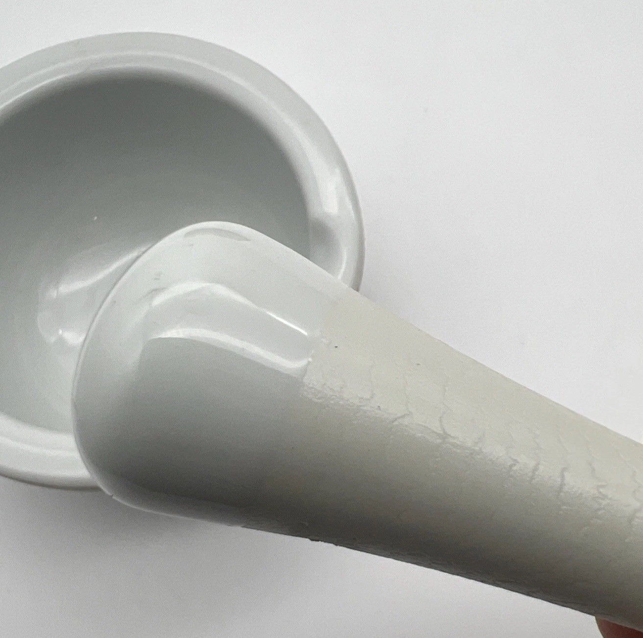 Vintage Porcelain Mortar and Pestle White