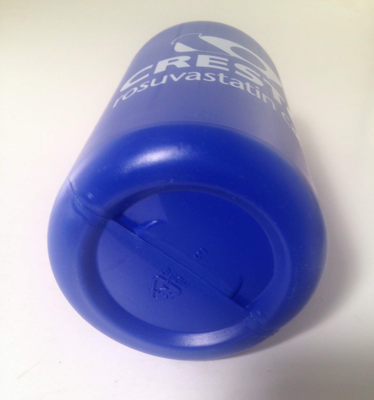 Crestor Pharma Drug Rep Blue Plastic Workout Water Bottle Doctor Nurse NICE