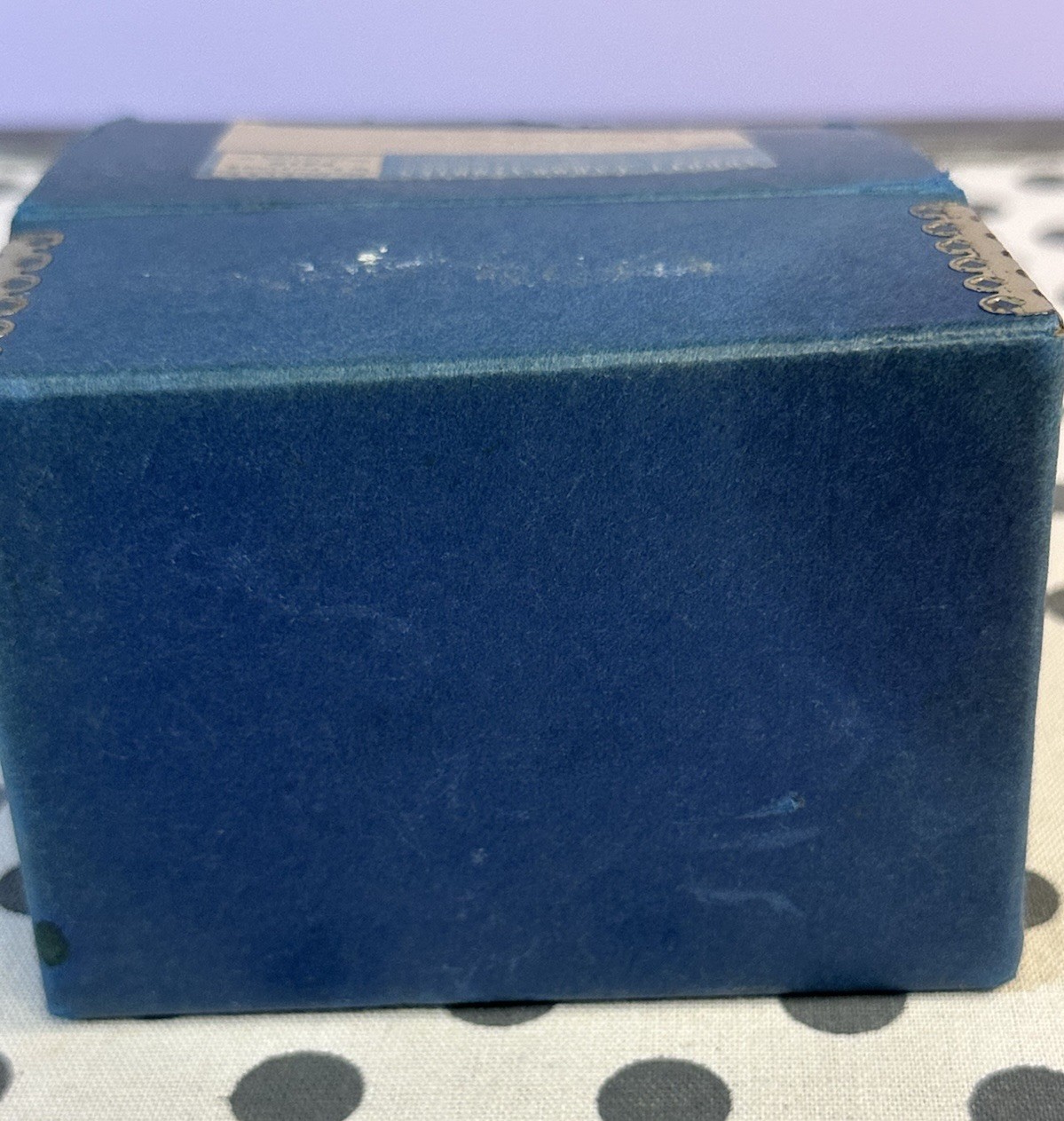 Vintage Pharmaceutical Cardboard Box W/Metal Corners Empty Abbott Labs Medicine
