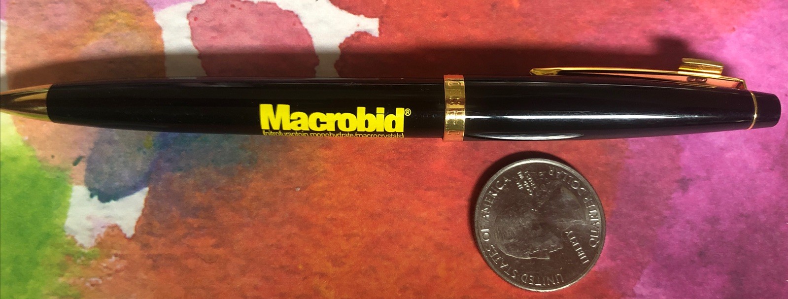 Macrobid 45th Anniversary Pen Drug Rep Pharmaceutical Promo Medical Advertising
