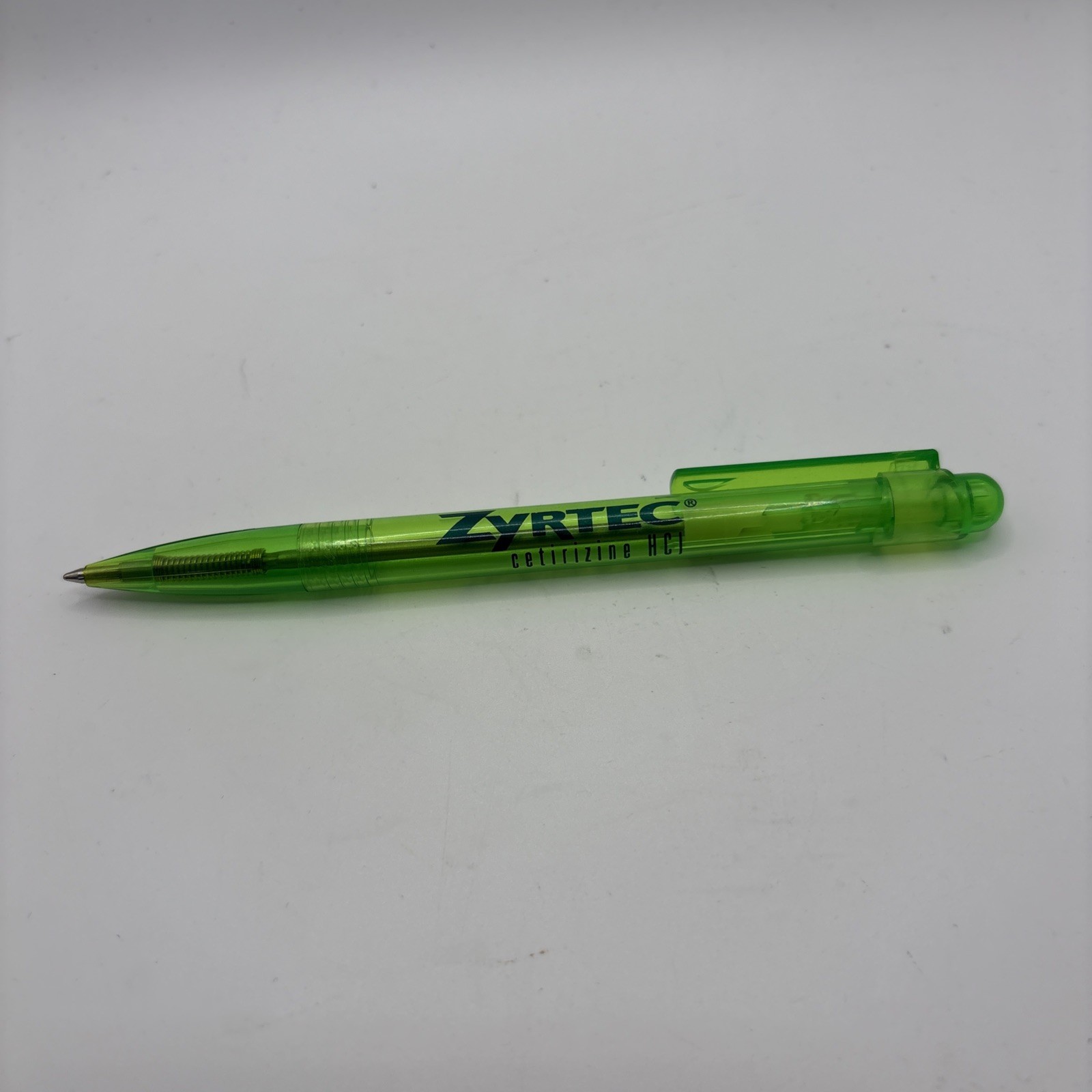 Twister Trans GT Ball Pen Promotional ZYRTEC Cetirizine Marketing Promo Green