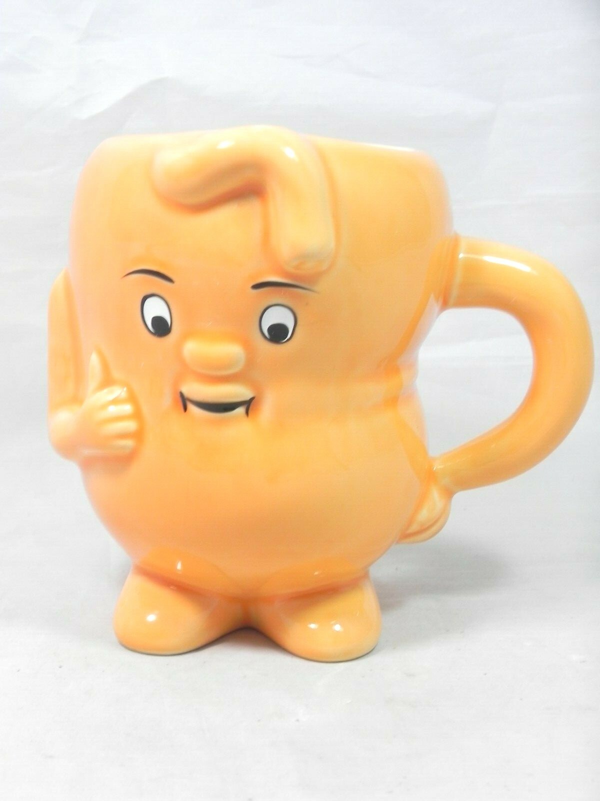 Actos Pharmaceuticals Promotion Ceramic Orange Stomach Mug Anthropomorphic Smile