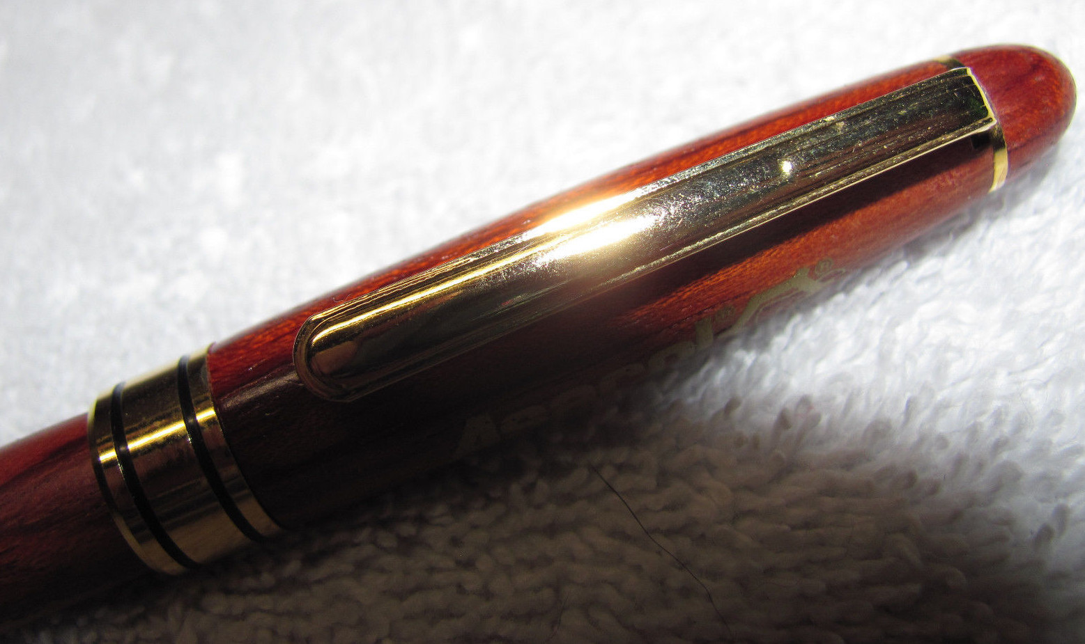 ASACOL WOODEN WOOD DRUG REP PEN GOLD ACCENTS CLASSY NEW EBAY’S ONLY ONE HURRY