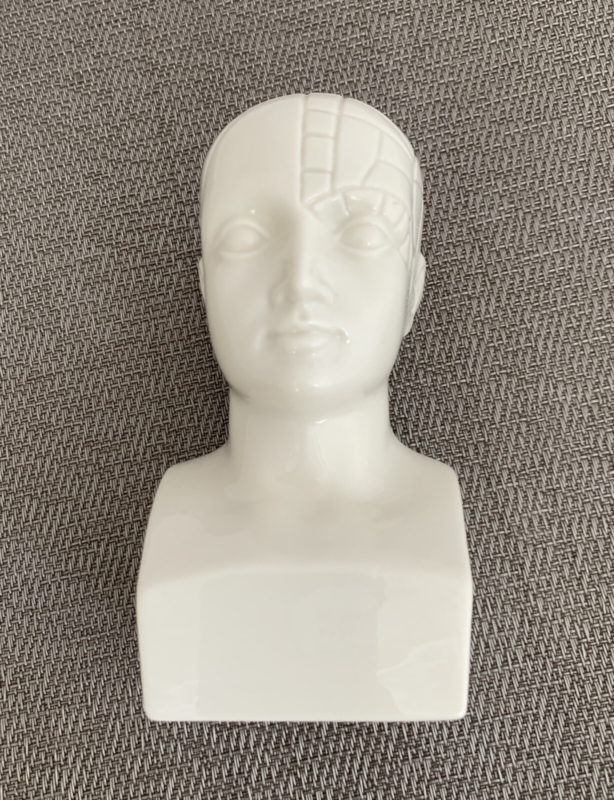 Antipsychotip Etrafon Porcelain Phrenology Bust Sculptor Edward Marshall Boehm