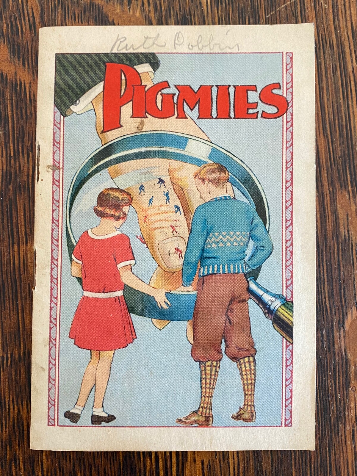 Antique Pigmies Mythology Booklet Advertising Metholatum Ephemera Book