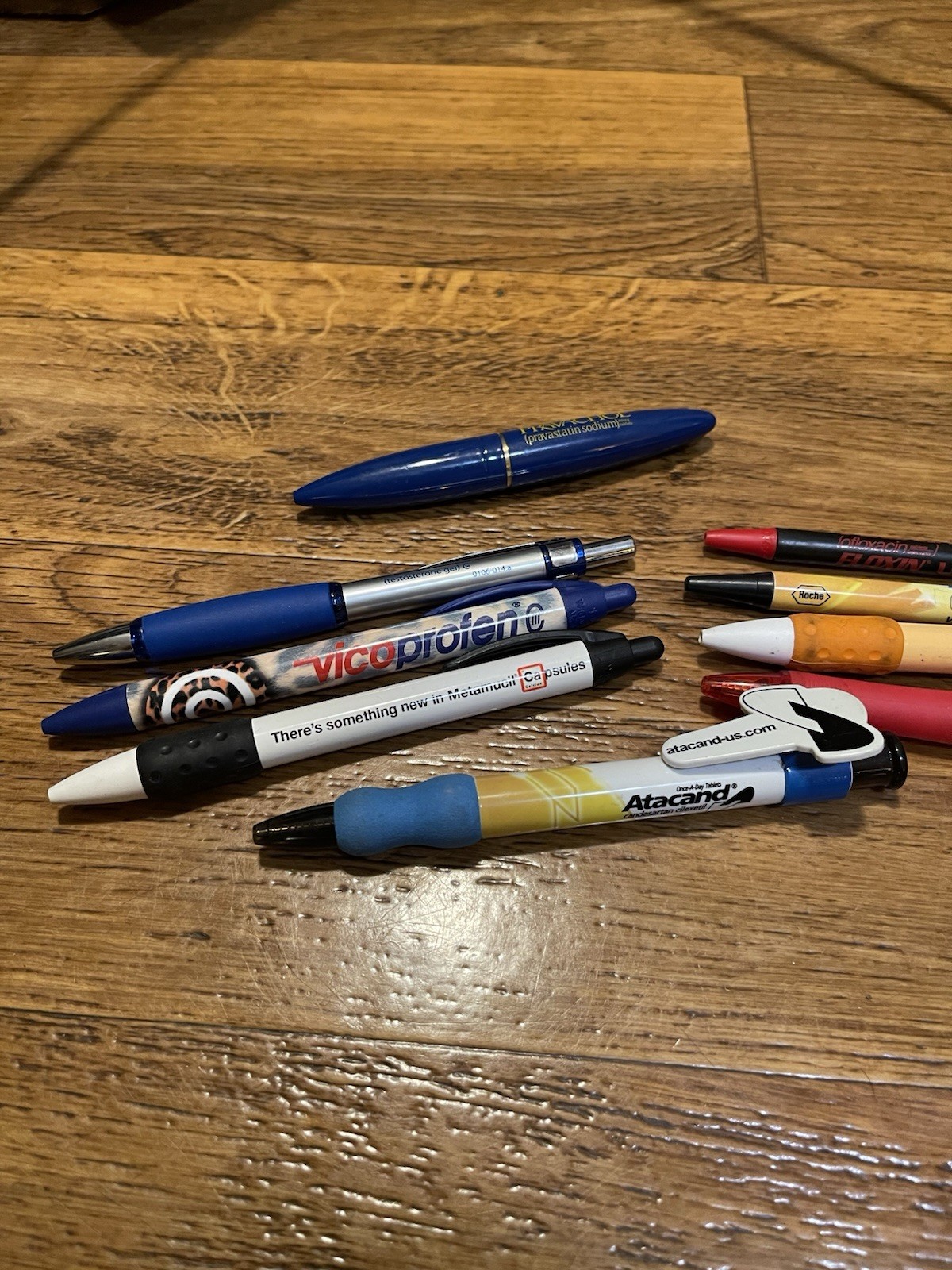 Lot Vintage Pharmaceutical Drug Rep Pharmacy Advertising Pens Pencil 80’s/ 90’s