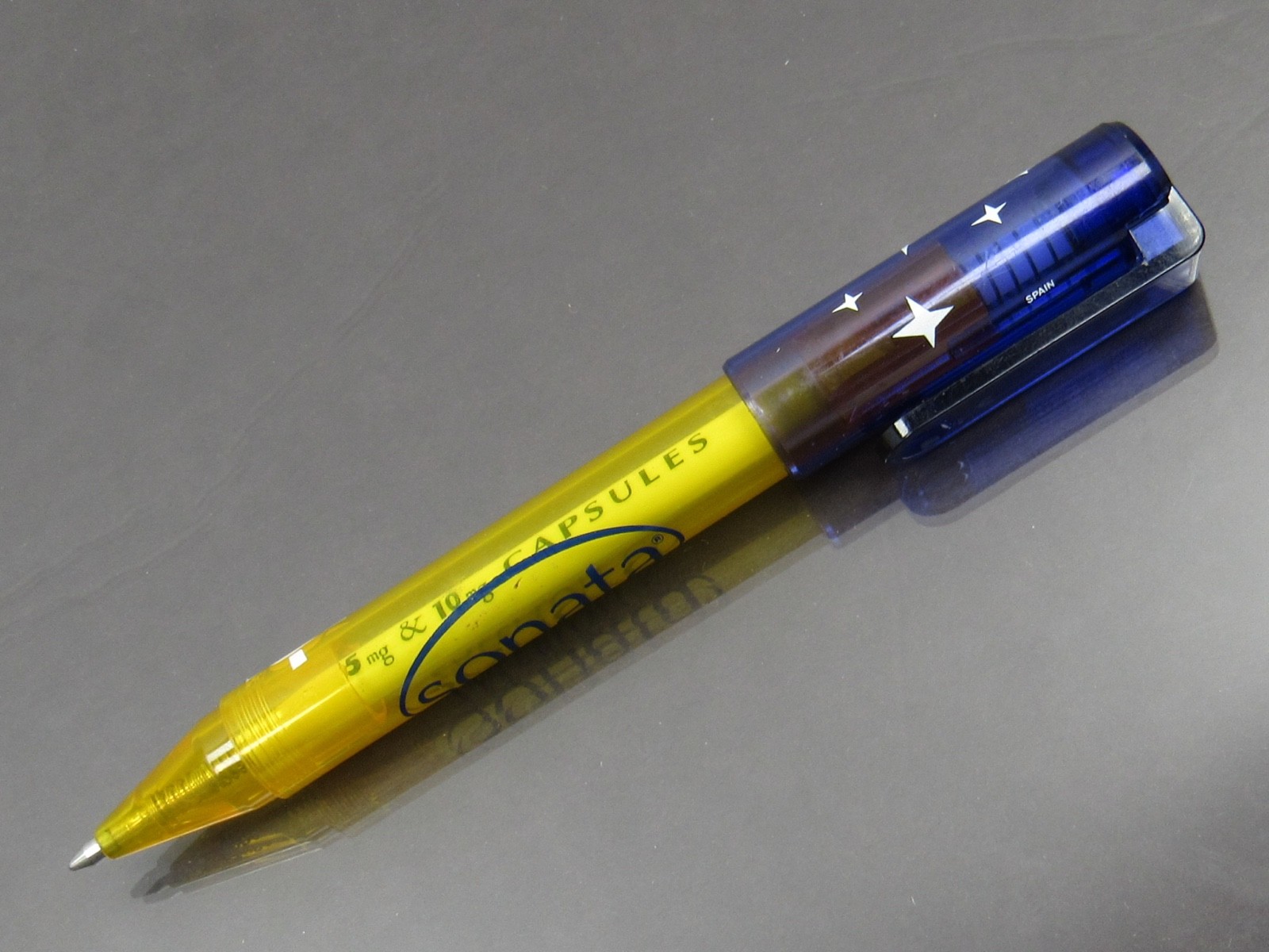 Sonata CIV PEN + Sticky Notes Drug Rep Pharmaceutical Promo Advertising w/ Info