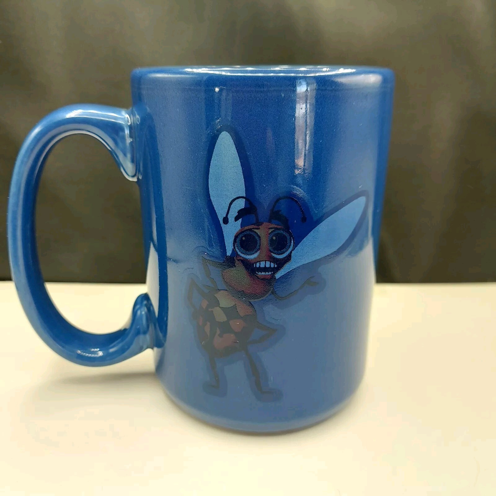 Nasonex Bee Ceramic Mug Pharmaceutical 12 oz. Cobalt Blue