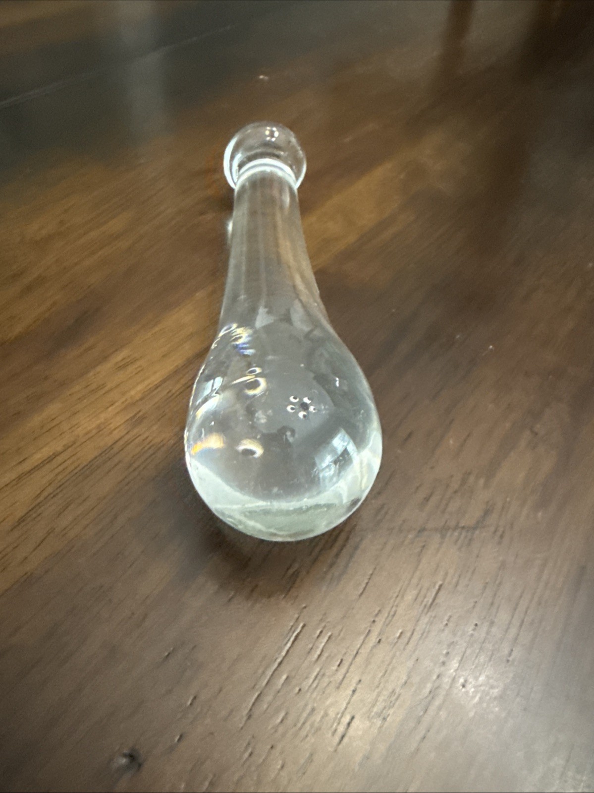 Vintage Glass Mortar and Pestle Set Apothecary Pharmacy 4 oz Spout Mid-Century