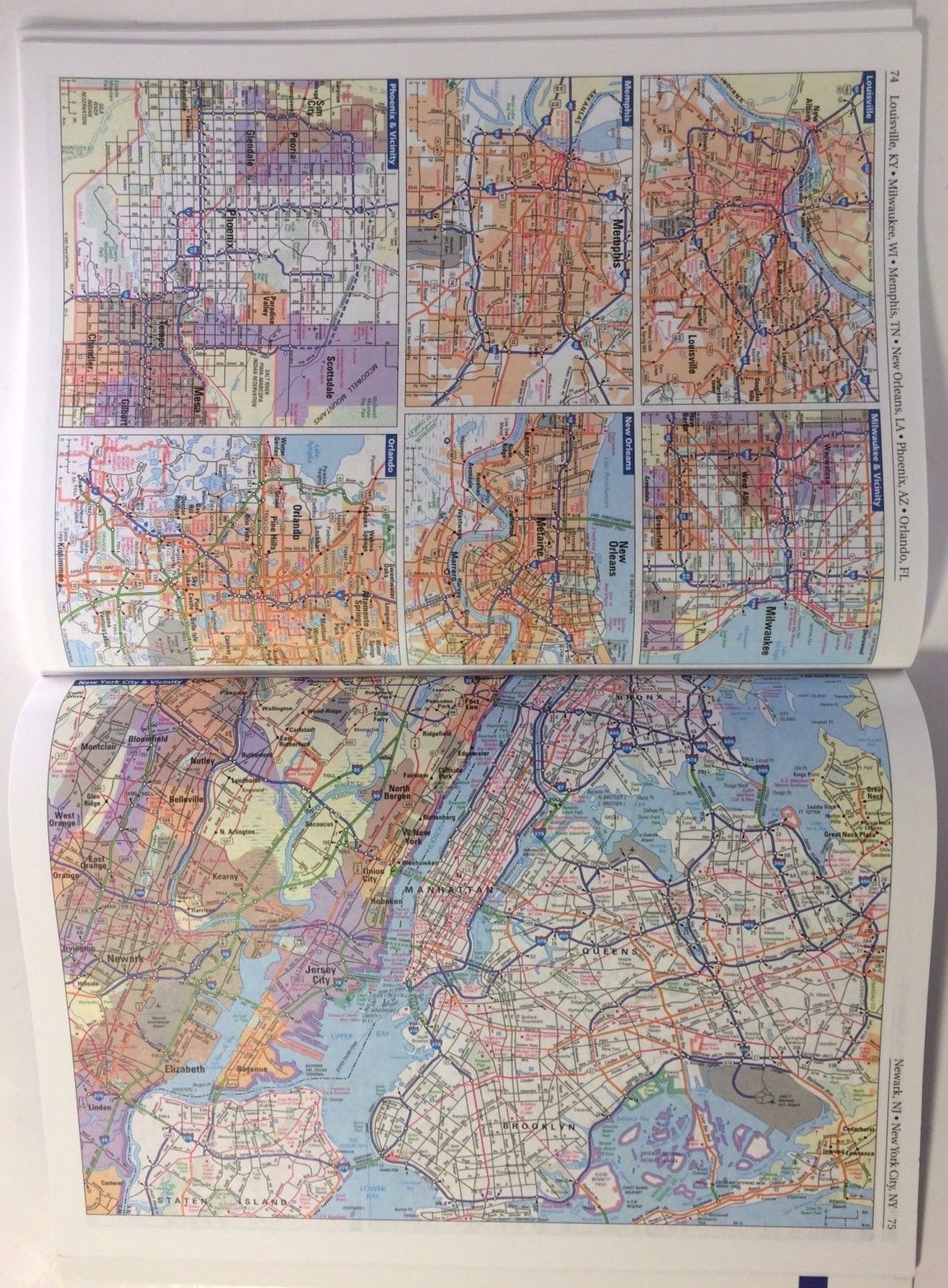 Glucotrol XL Pharma Drug Rep Promo Rand McNally USA Road Maps – VERY RARE