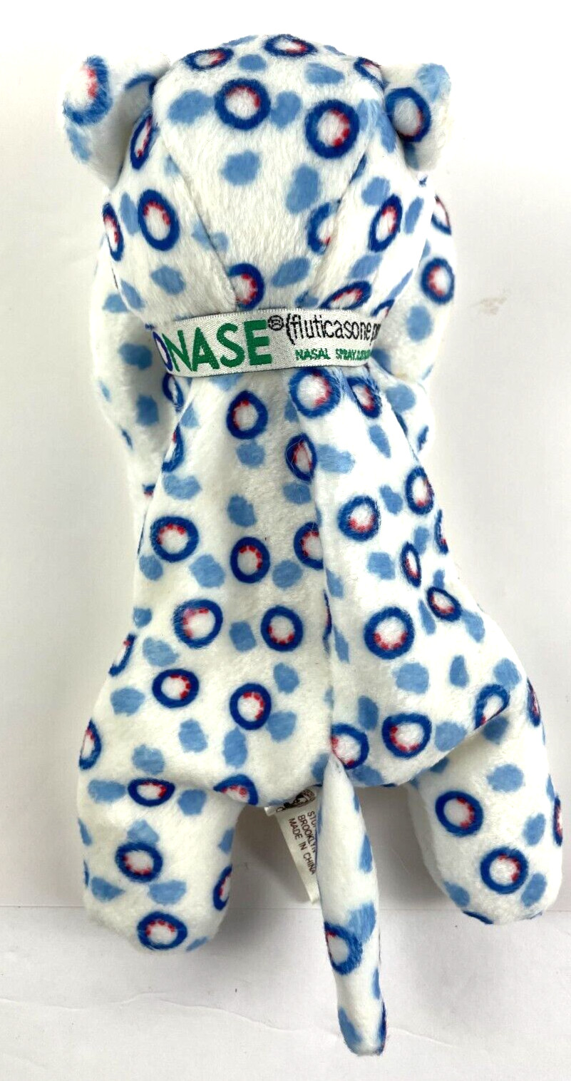 Flonase Pharmaceutical Drug Rep Plush Bear w/Ribbon Steven Smith