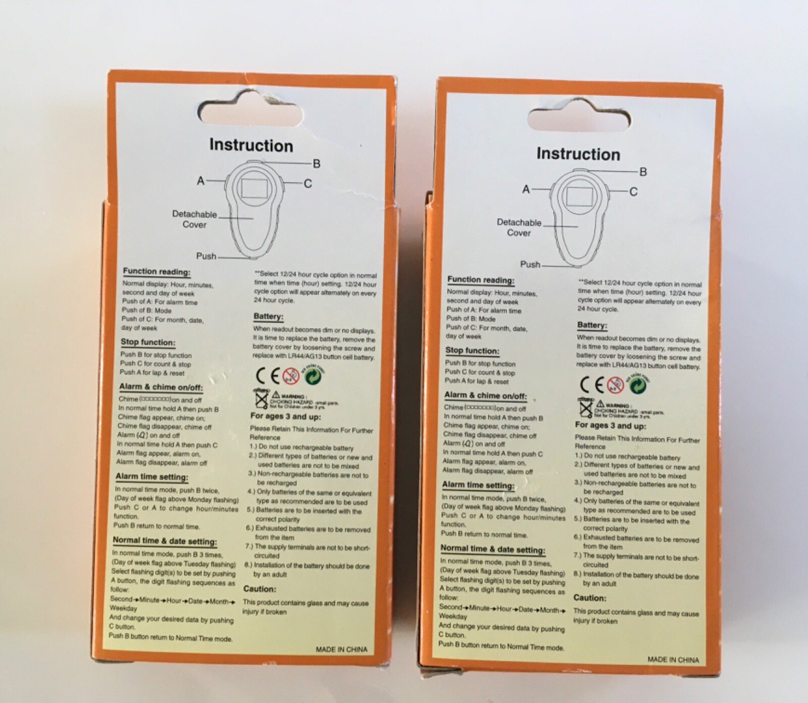 Lot Of 2 Uroxatral Drug Rep Advertising Stopwatch with SIM Card Holder