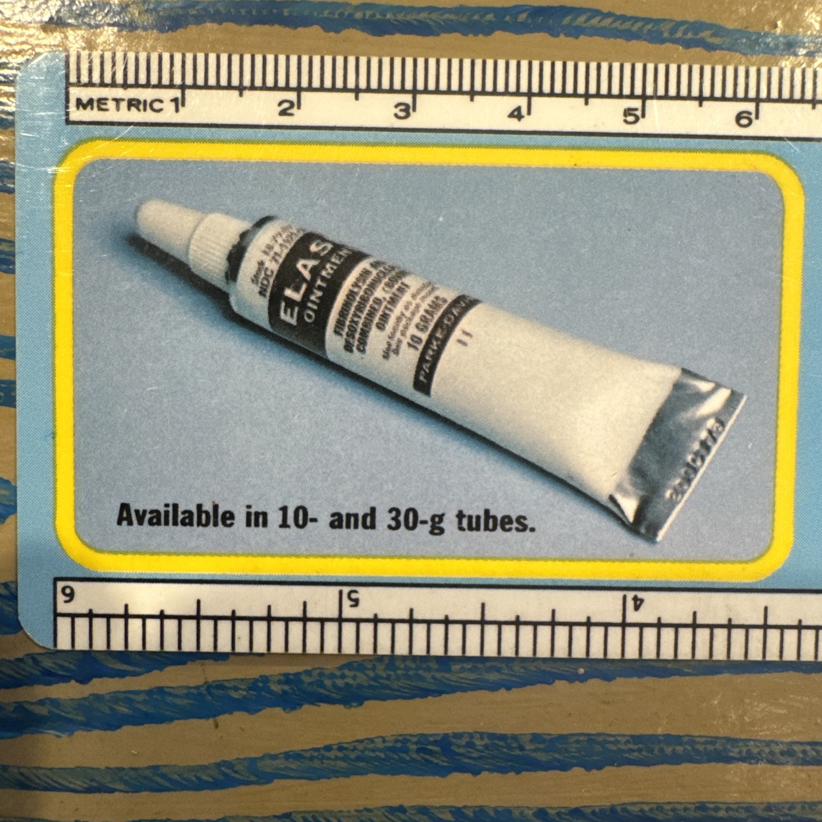Elase Ruler 1960s Parke Davis Drug Rep Swag Pharmaceuticals Vtg Pharma Ad