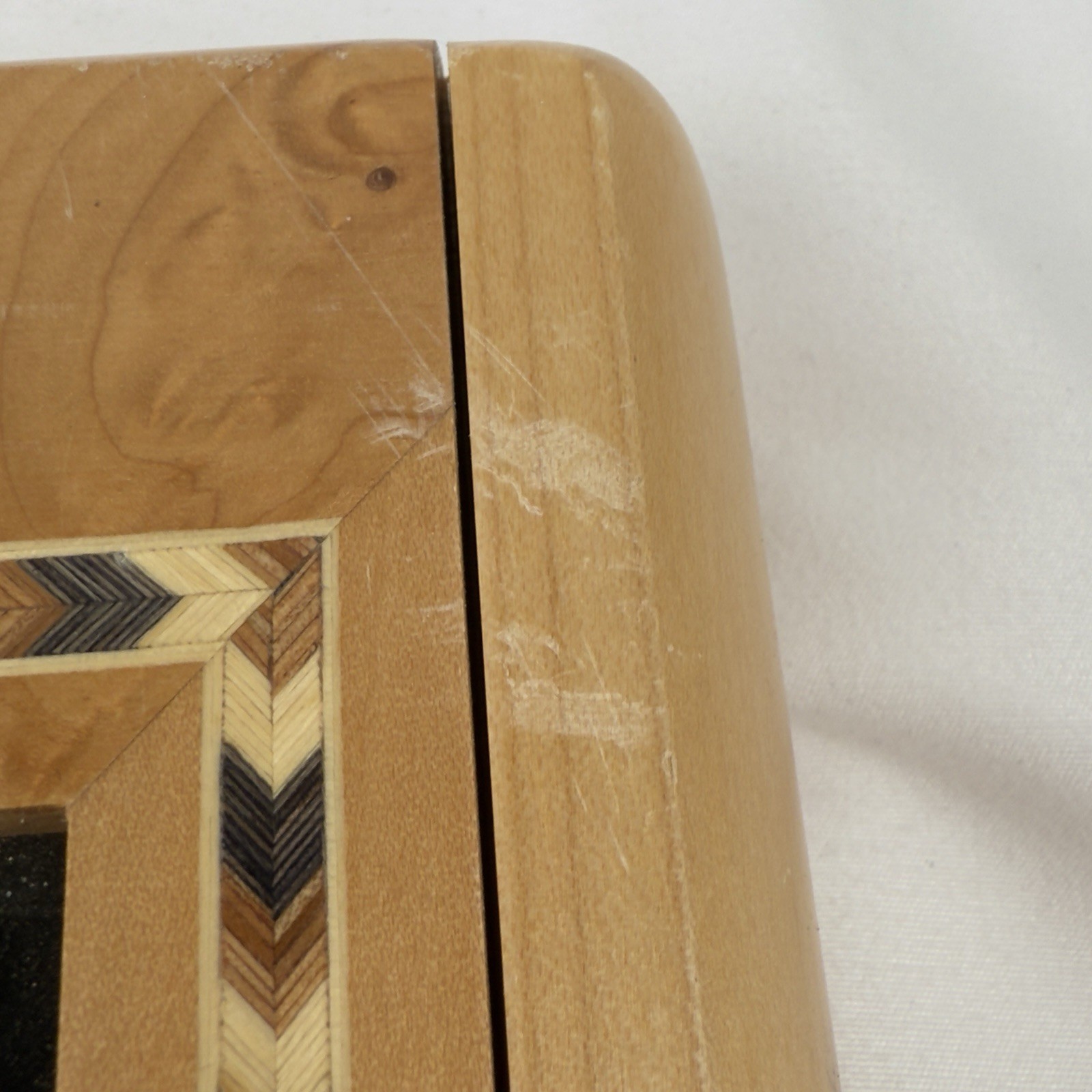 VTG Bayer Pharmaceutical Advertising Desk Display Wood Pen Holder Promo