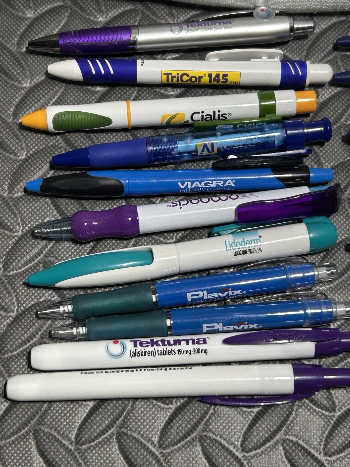Lot of 18 Pens 3 Highlighters Drug Rep Pharmaceutical Promo Medical Advertising