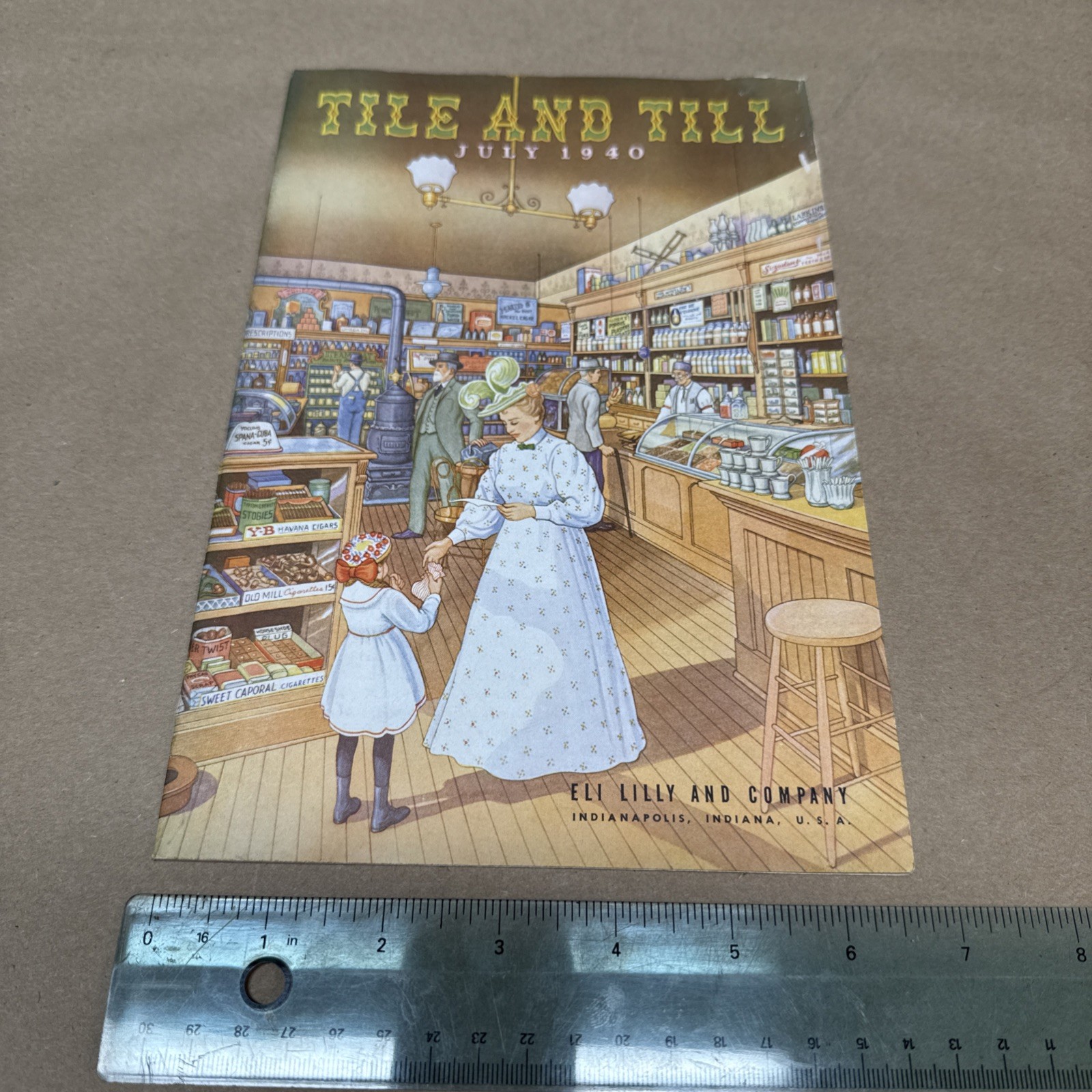 Tile And Till Magazine Eli Lilly And Company July 1940 Indianapolis Indiana