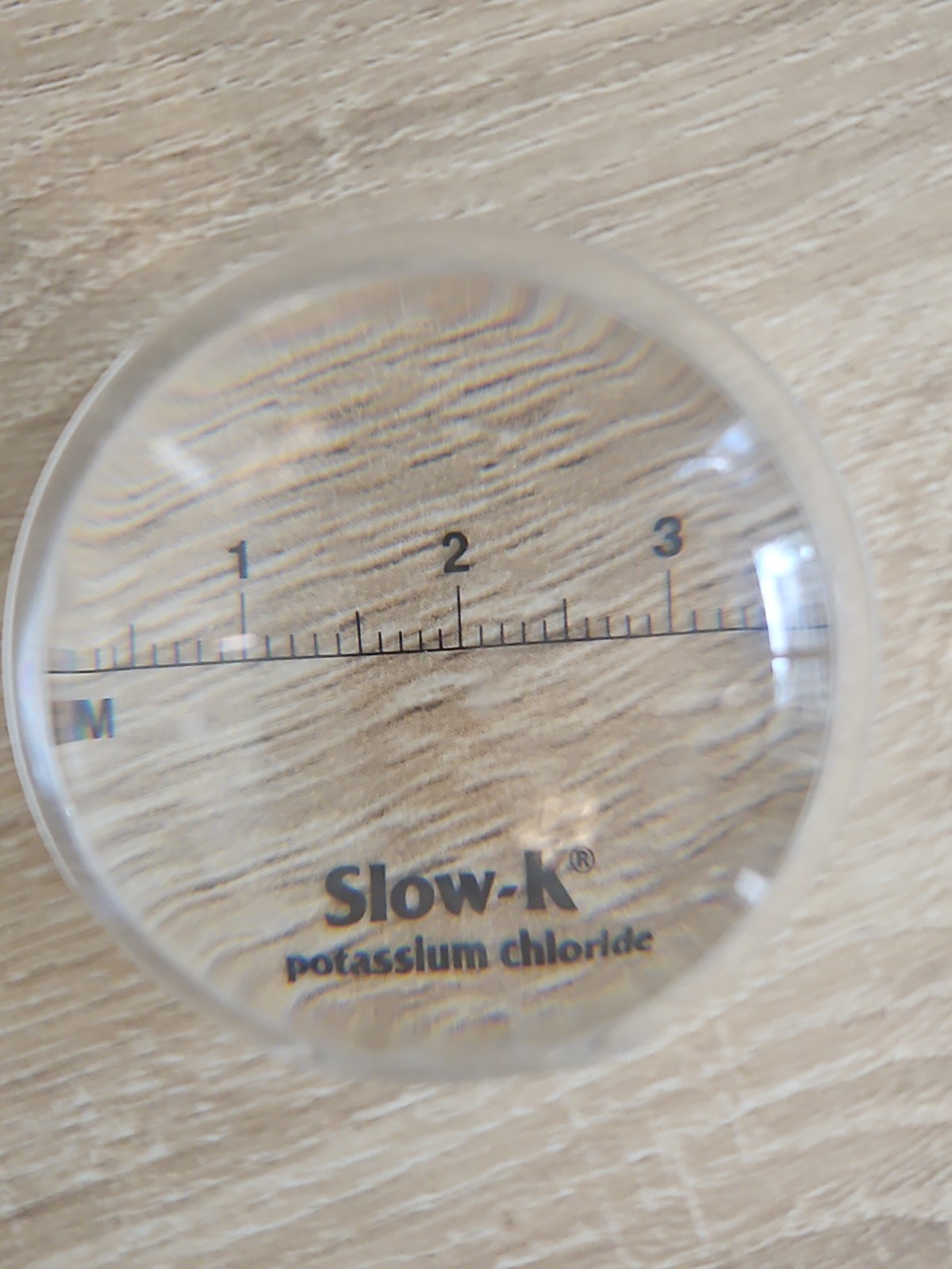Paperweight Magnifying Globe Slow-K Potassium Chloride Advertise Drug Rep Promo