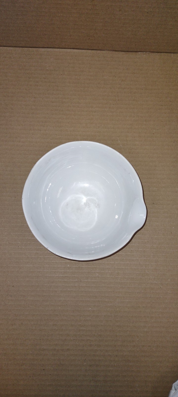 Vintage Evaporating Dish, Porcelain