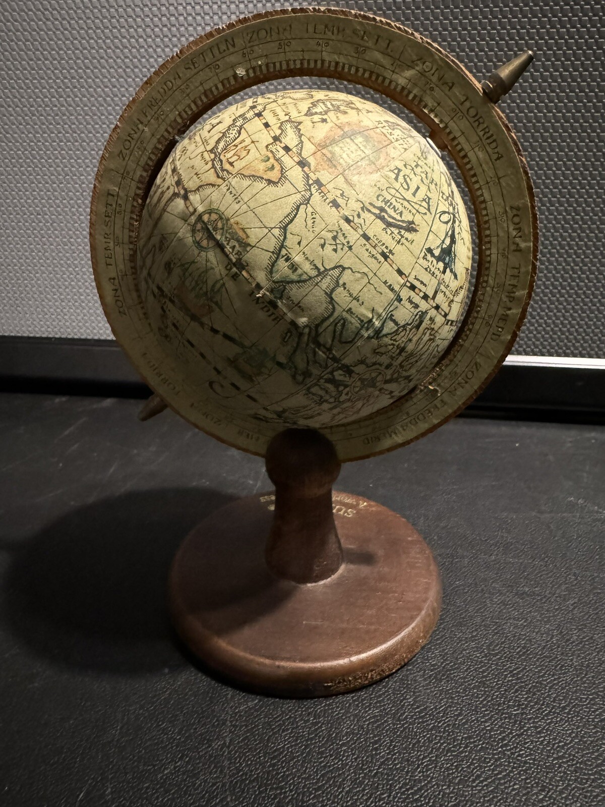 Vintage Surbex-T World Desk Globe Pharmaceutical Medical Drug Advertisement 7”