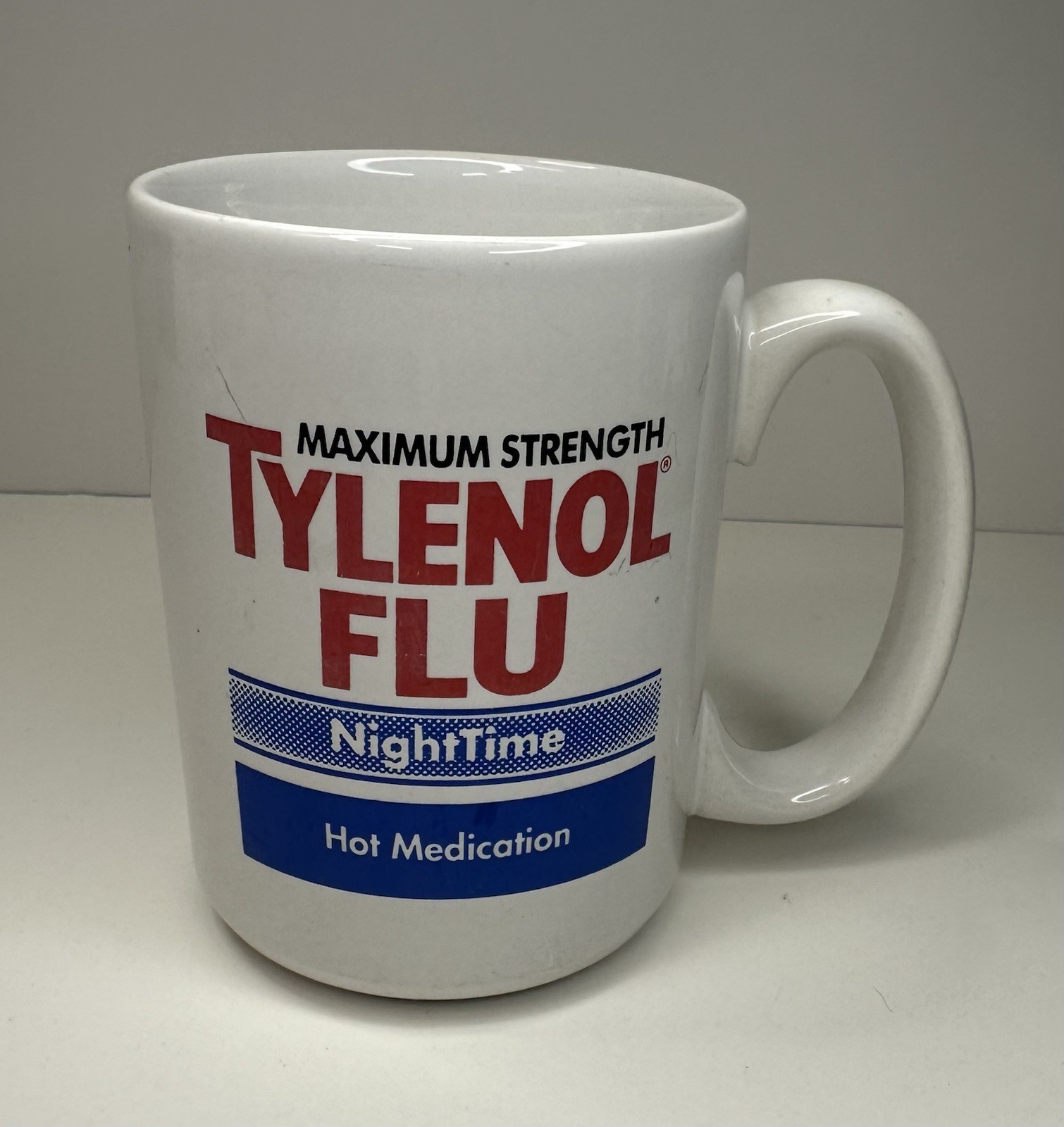 Drug Mug Tylenol Flu Pharmaceutical Pharma Night Time Gelcaps Max Strength VTG