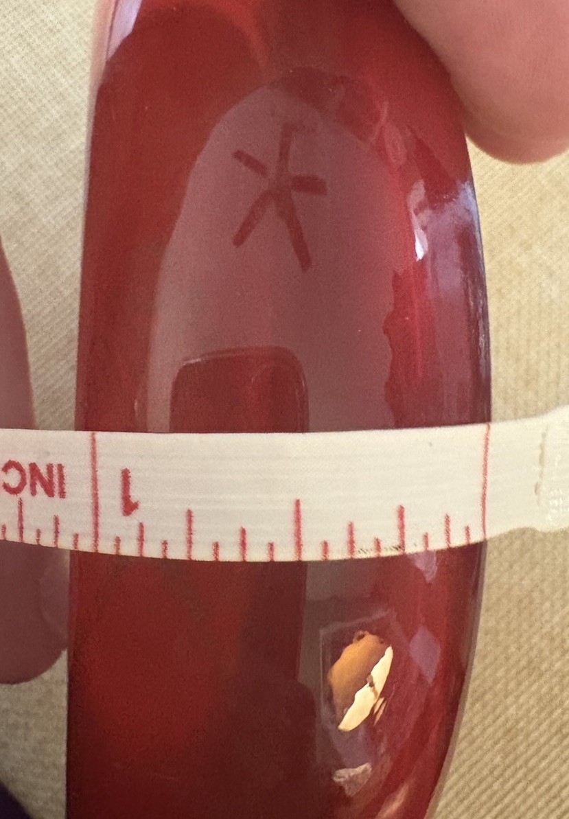 Vintage Trinsicon Red Blood Cell Glass Paperweight Medical Promo Oddity