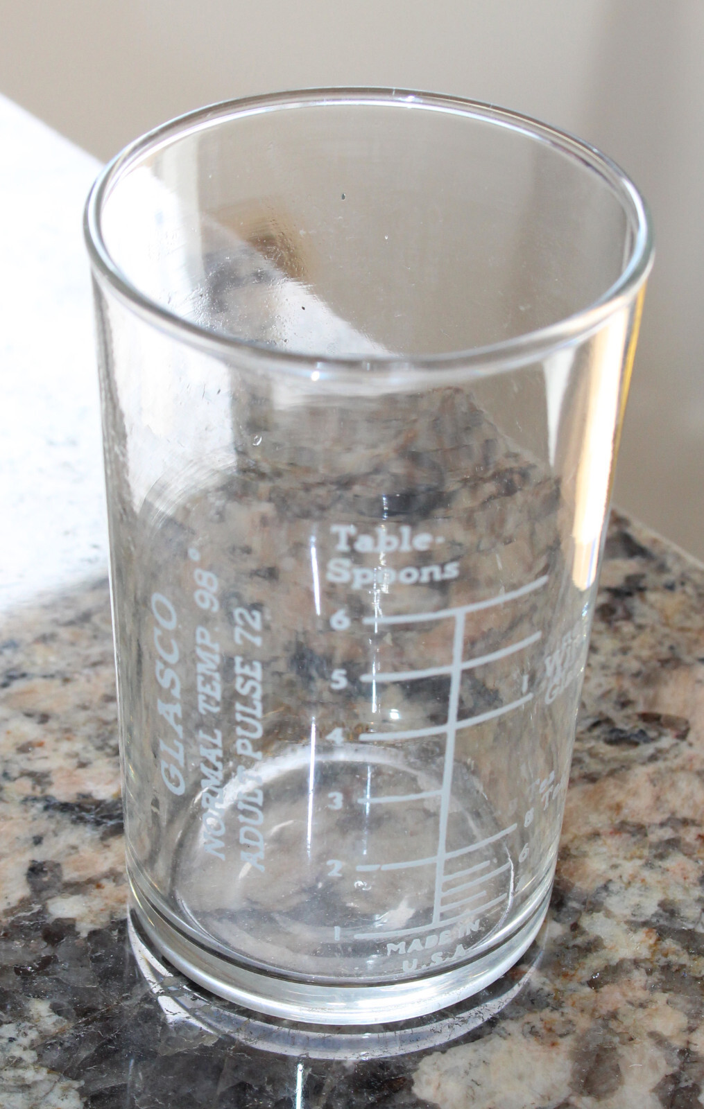 Glasco Apothecary Pharmacy Glass Medical Tool To Measure Temp Pulse Beer Wine