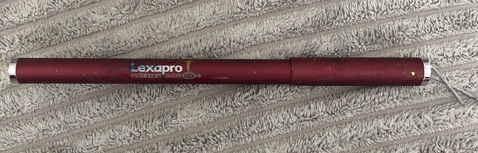 LEXAPRO Pharmaceutical Promotional Doctors Ballpoint Pen Refillable Set of 2