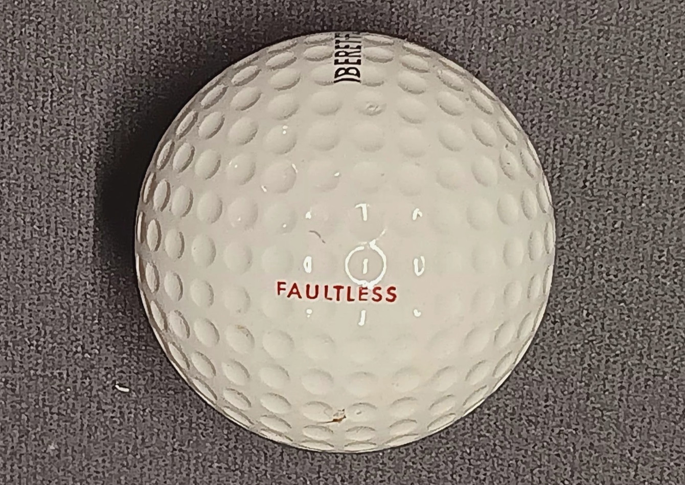 Vintage Box 3 ABBOTT labs IBERET-FOLIC 500 logo Faultless promo GOLF BALLS