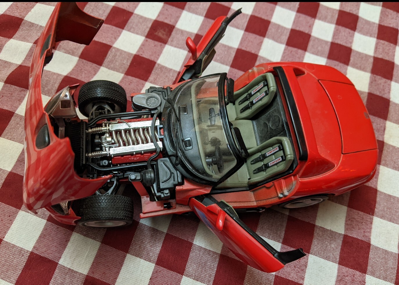 Dodge Viper RT/10 ACIPHEX USA Bburago 1:18 Die Cast Burago Pharma Advertising