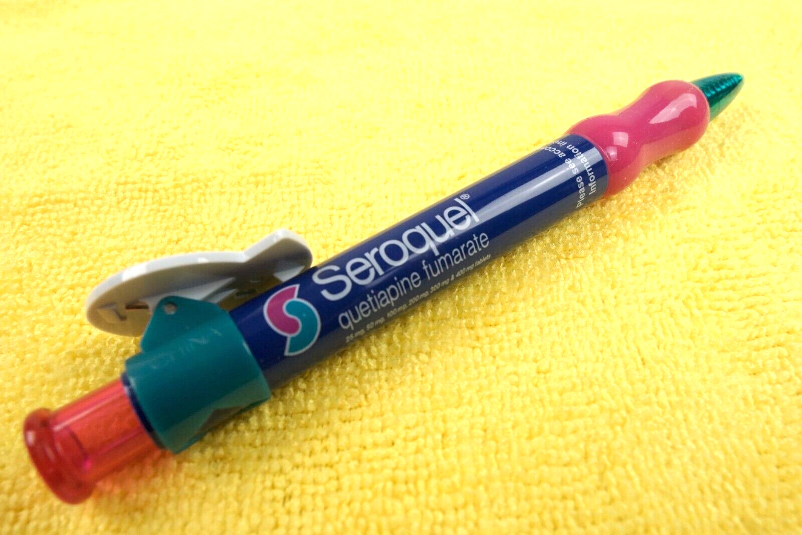 Seroquel Drug Rep Pen Pharmaceutical Promo Advertising Medical Sales Pharma Gift