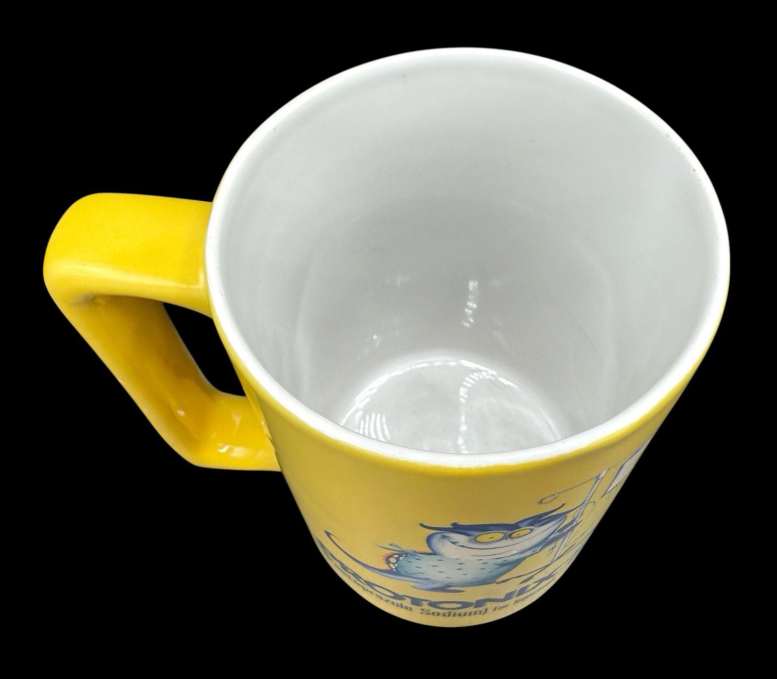 Protonix Ceramic Coffee Mug Pharmaceutical Promotional IV Medication Yellow 16oz