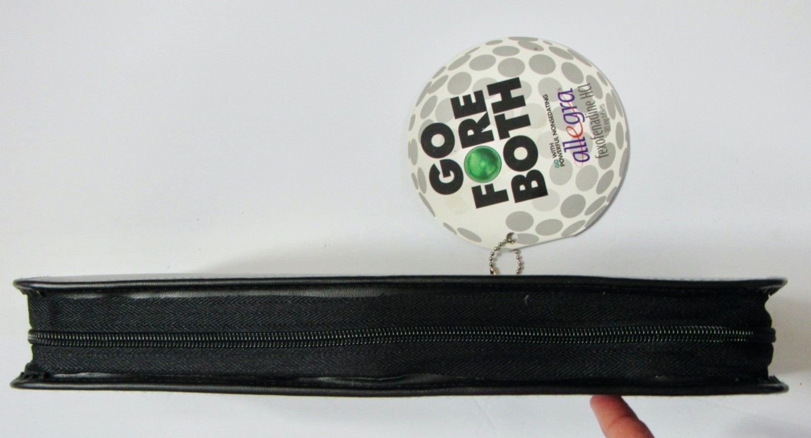Allegra Golf Putting Travel Set w/ 3 Balls & Case Drug Rep Pharmaceutical Promo